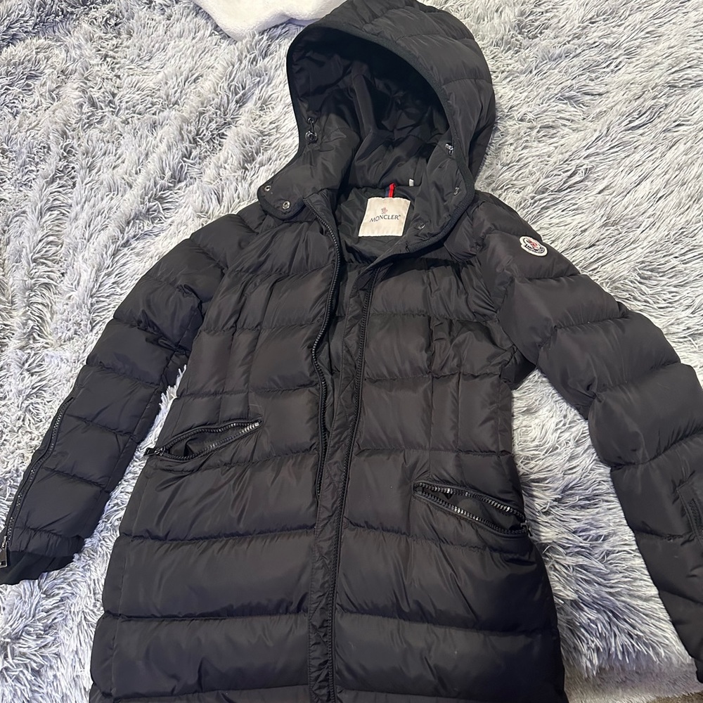 Long moncler down jacket